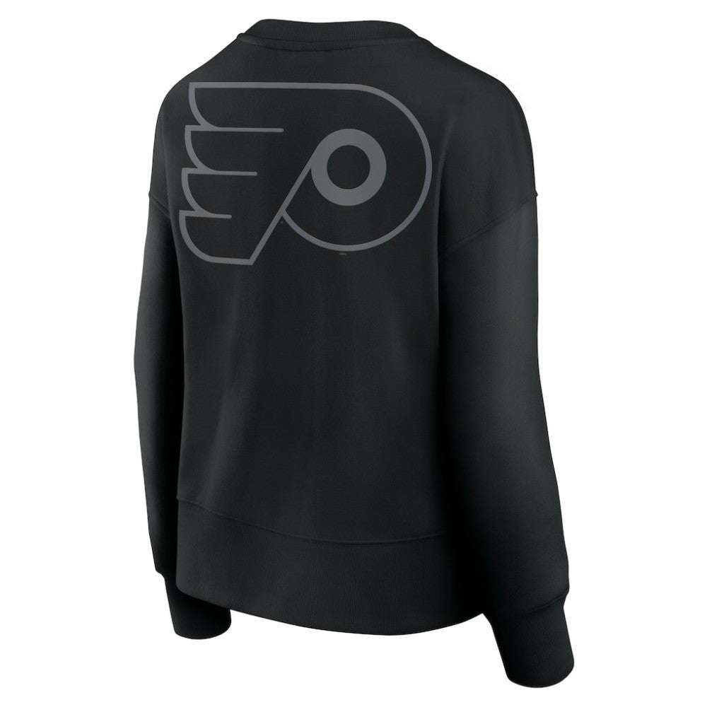 NHL Philadelphia Flyers Fanatics Women's Elements Flow Pullover Sweatshirt - Black