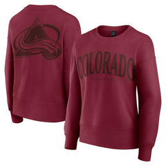 NHL Colorado Avalanche Fanatics Women's Elements Flow Pullover Sweatshirt - Burgundy