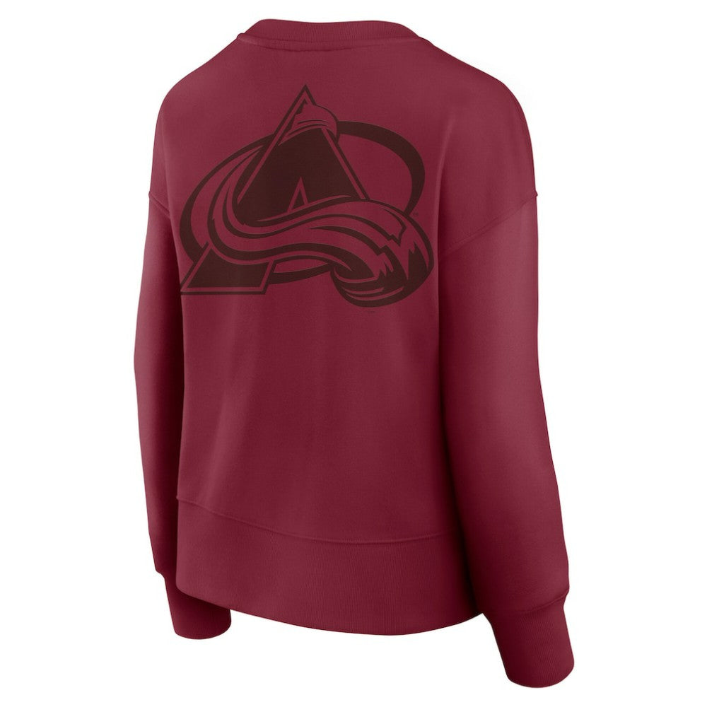NHL Colorado Avalanche Fanatics Women's Elements Flow Pullover Sweatshirt - Burgundy