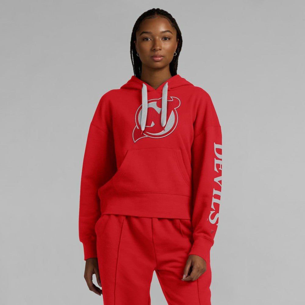 NHL New Jersey Devils Fanatics Women's Elements Next Pullover Hoodie - Red