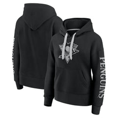 NHL Pittsburgh Penguins Fanatics Women's Elements Next Pullover Hoodie - Black