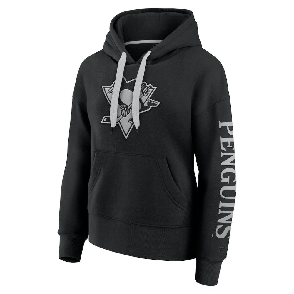 NHL Pittsburgh Penguins Fanatics Women's Elements Next Pullover Hoodie - Black