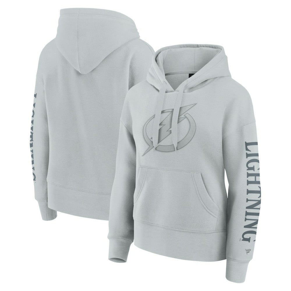 NHL Tampa Bay Lightning Fanatics Women's Elements Next Pullover Hoodie - Gray