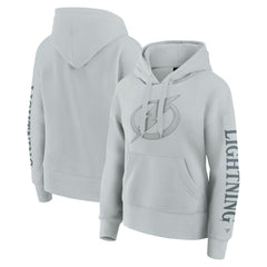 NHL Tampa Bay Lightning Fanatics Women's Elements Next Pullover Hoodie - Gray