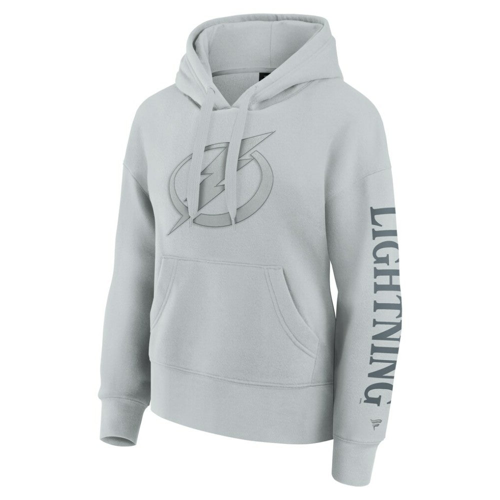 NHL Tampa Bay Lightning Fanatics Women's Elements Next Pullover Hoodie - Gray