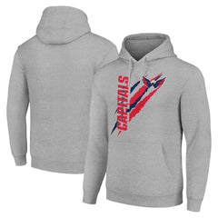 NHL Washington Capitals Starter Color Scratch Fleece Pullover Hoodie - Heather Gray