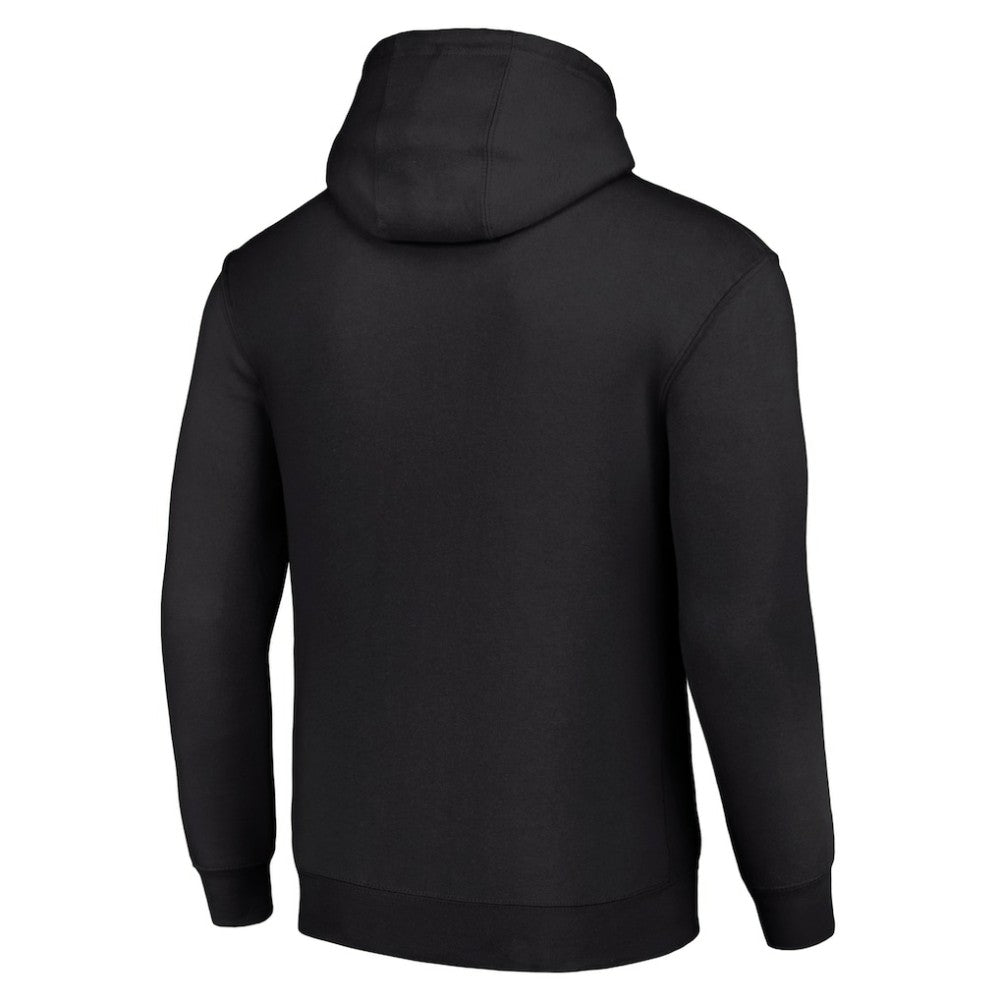 NHL Carolina Hurricanes Starter Color Scratch Fleece Pullover Hoodie - Black