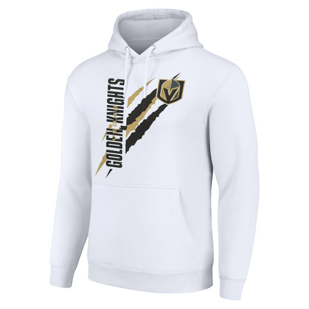 NHL Vegas Golden Knights Starter Color Scratch Fleece Pullover Hoodie - White