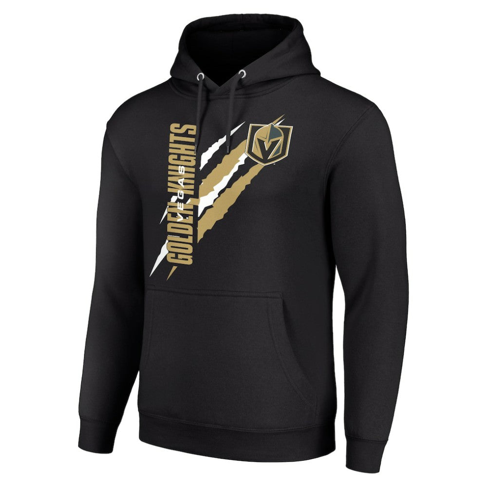 NHL Vegas Golden Knights Starter Color Scratch Fleece Pullover Hoodie - Black