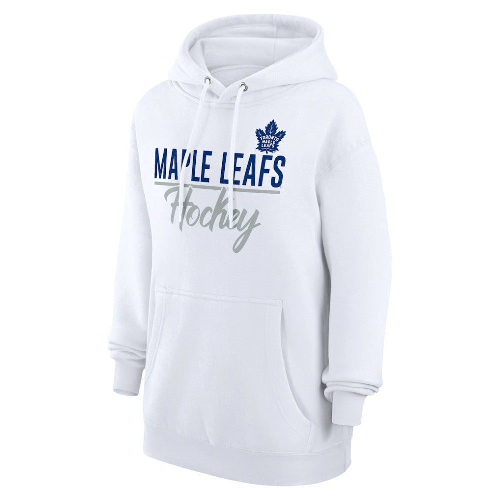 NHL Toronto Maple Leafs G-III 4Her by Carl Banks Women's Team Fleece Pullover Hoodie - White