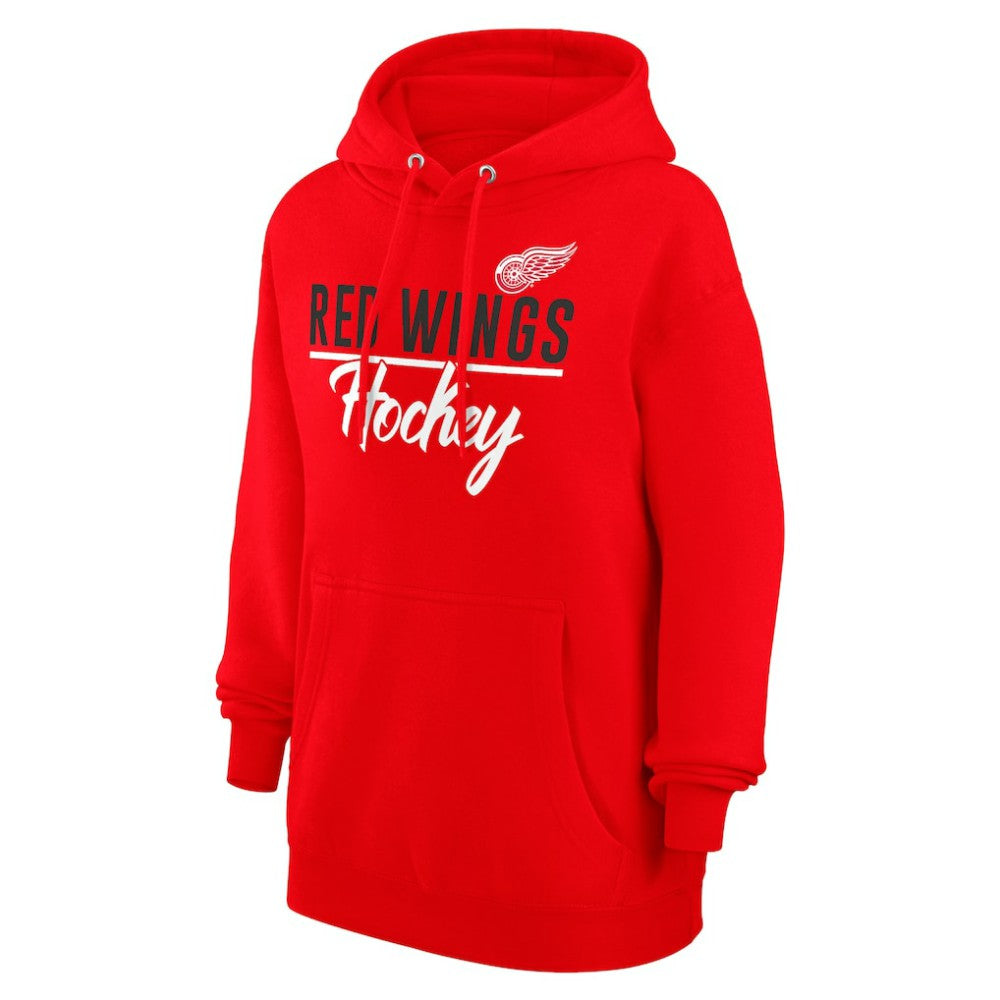 NHL Detroit Red Wings G-III 4Her by Carl Banks Women's Team Fleece Pullover Hoodie - Red