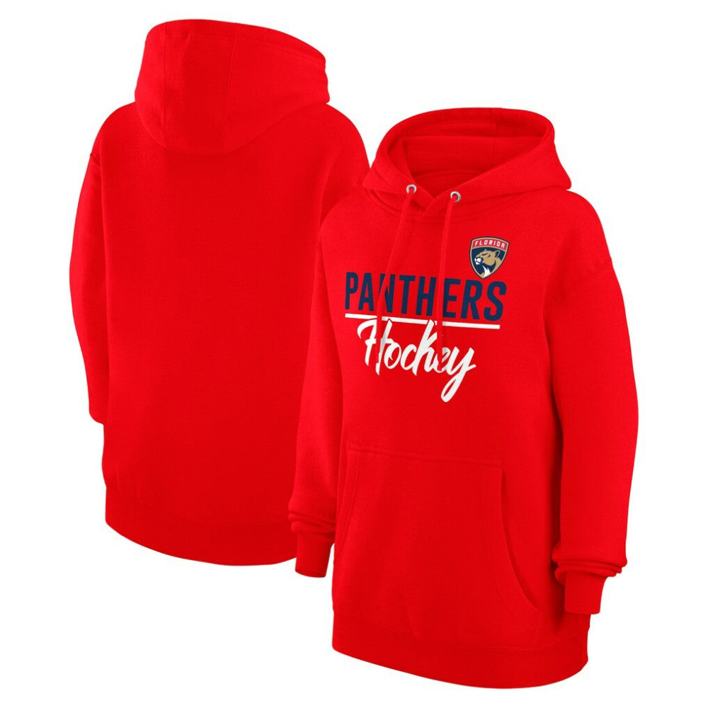 NHL Florida Panthers G-III 4Her by Carl Banks Women's Team Fleece Pullover Hoodie - Red