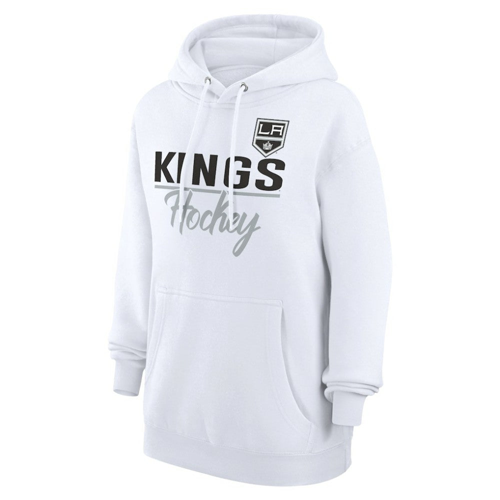 NHL Los Angeles Kings G-III 4Her by Carl Banks Women's Team Fleece Pullover Hoodie - White