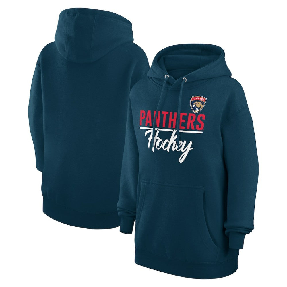 NHL Florida Panthers G-III 4Her by Carl Banks Women's Team Fleece Pullover Hoodie - Navy
