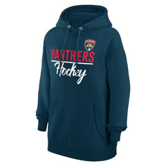 NHL Florida Panthers G-III 4Her by Carl Banks Women's Team Fleece Pullover Hoodie - Navy