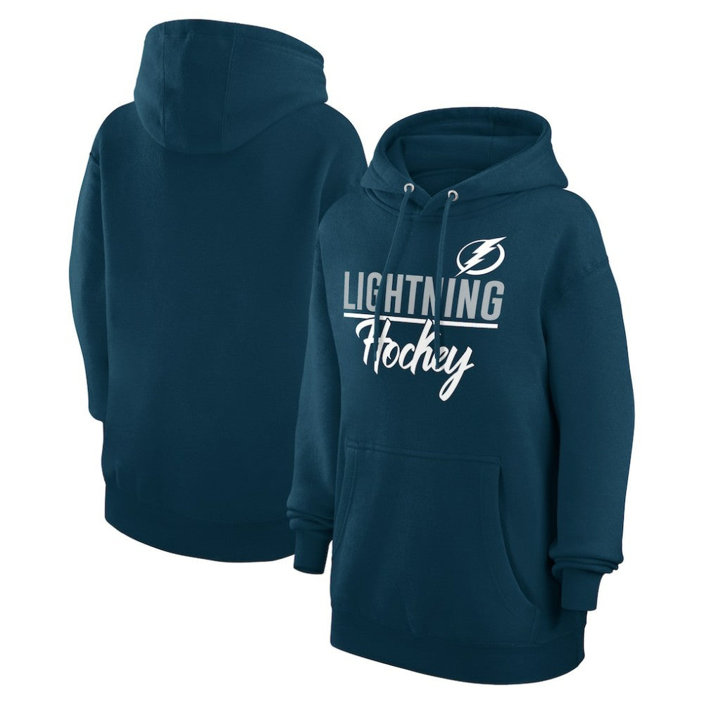NHL Tampa Bay Lightning G-III 4Her by Carl Banks Women's Team Fleece Pullover Hoodie - Navy