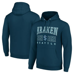 NHL Seattle Kraken Starter Graphic Pullover Hoodie - Deep Sea Blue