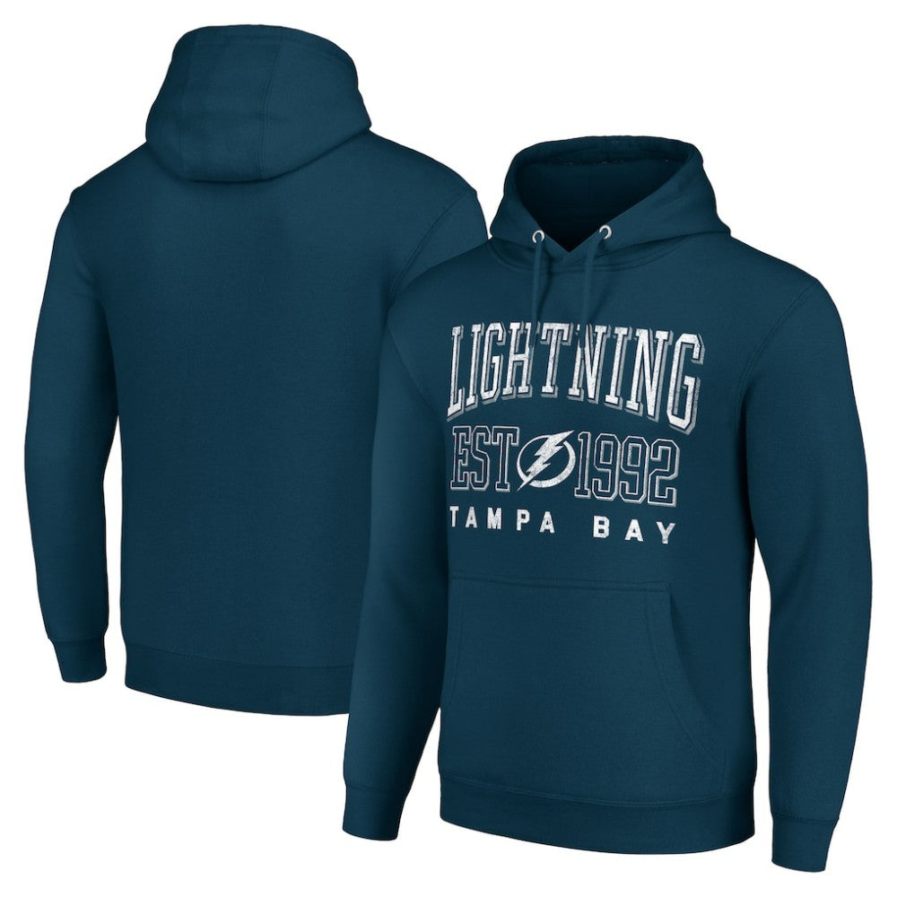 NHL Tampa Bay Lightning Starter Graphic Pullover Hoodie - Navy