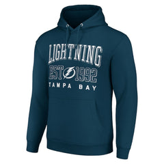 NHL Tampa Bay Lightning Starter Graphic Pullover Hoodie - Navy