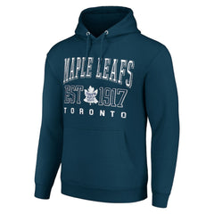 NHL Toronto Maple Leafs Starter Retro Graphic Pullover Hoodie - Navy