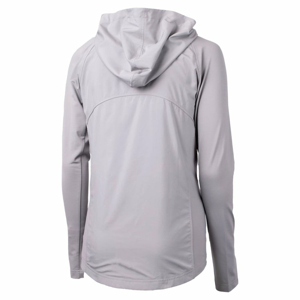 San Francisco Giants Cutter & Buck Women's City Connect Adapt Eco Knit Hybrid Recycled Full-Zip Hoodie - Gray Hoodies