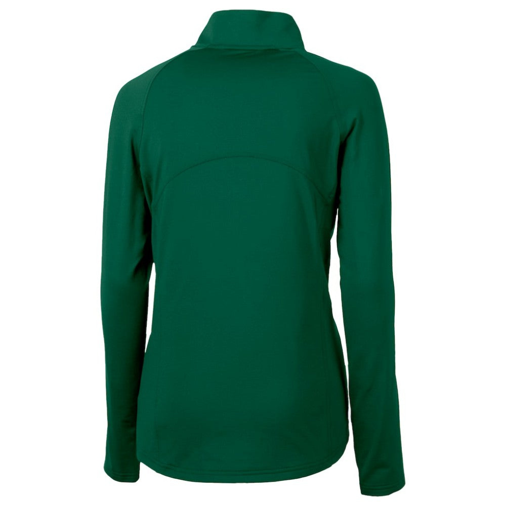 Colorado Rockies Cutter & Buck Women's City Connect Adapt Eco Knit Recycled Half-Zip Pullover Top - Hunter Green Pullover