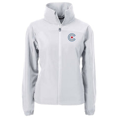 Chicago Cubs Cutter & Buck Women's City Connect Charter Eco Recycled Full-Zip Jacket - Gray Jackets