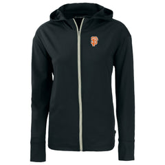San Francisco Giants Cutter & Buck Women's City Connect Daybreak Eco Recycled Full-Zip Hoodie - Black Hoodies