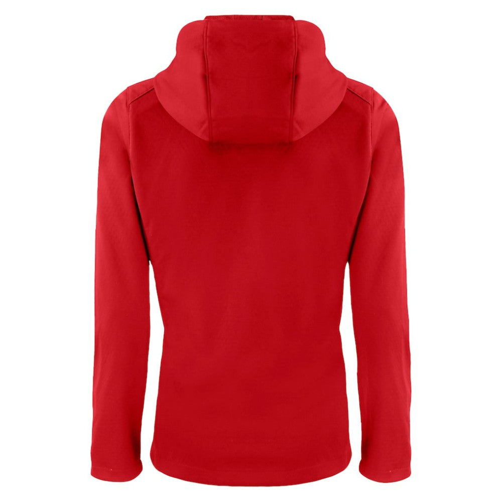 Los Angeles Angels Cutter & Buck Women's City Connect Evoke Eco Softshell Recycled Full-Zip Hoodie Jacket - Red Jackets