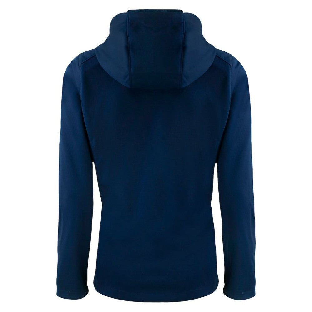 Los Angeles Angels Cutter & Buck Women's City Connect Evoke Eco Softshell Recycled Full-Zip Hoodie Jacket - Navy Jackets