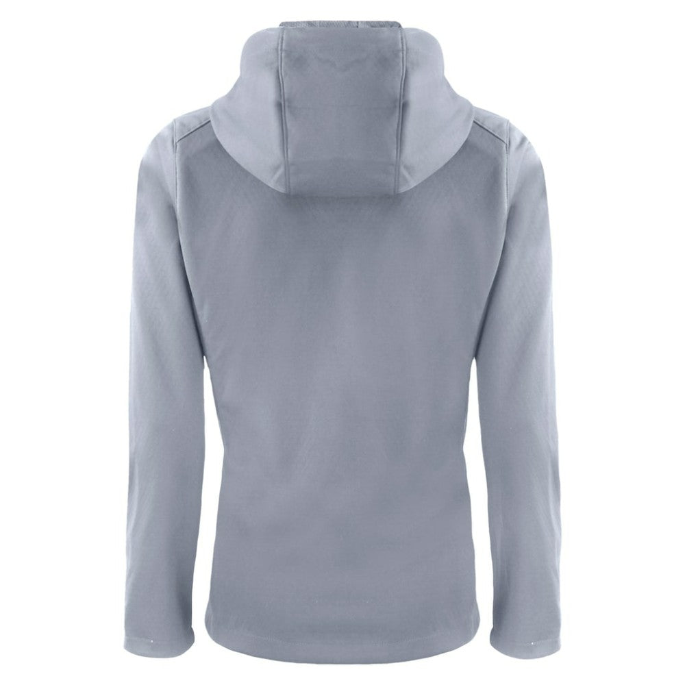 San Diego Padres Cutter & Buck Women's City Connect Evoke Eco Softshell Recycled Full-Zip Hoodie Jacket - Gray Jackets