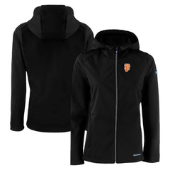 San Francisco Giants Cutter & Buck Women's City Connect Evoke Eco Softshell Recycled Full-Zip Hoodie Jacket - Black Jackets
