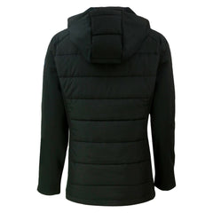 San Diego Padres Cutter & Buck Women's City Connect Evoke Hybrid Eco Softshell Recycled Full-Zip Hoodie Jacket - Black Jackets