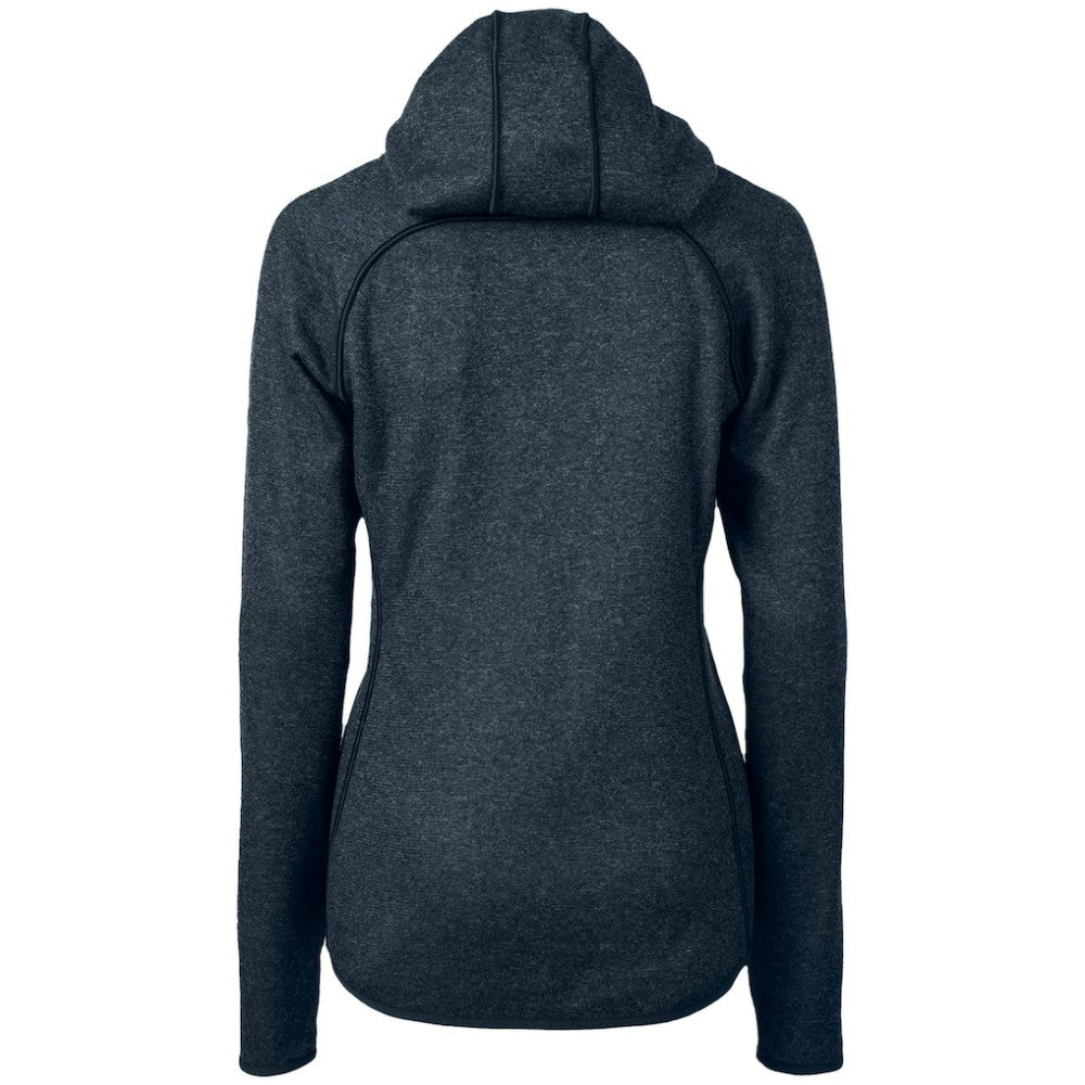 Houston Astros Cutter & Buck Women's City Connect Mainsail Full-Zip Hooded Jacket - Heather Navy Jackets