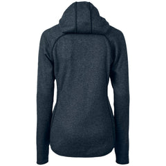 Chicago Cubs Cutter & Buck Women's City Connect Mainsail Full-Zip Hooded Jacket - Heather Navy Jackets