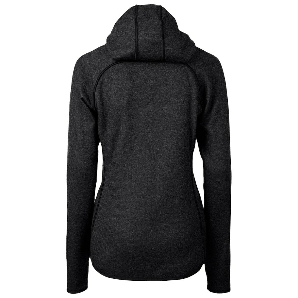 San Francisco Giants Cutter & Buck Women's City Connect Mainsail Full-Zip Hooded Jacket - Heather Charcoal Jackets