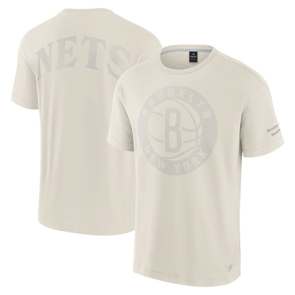Brooklyn Nets Elements Iconic T-Shirt Cream