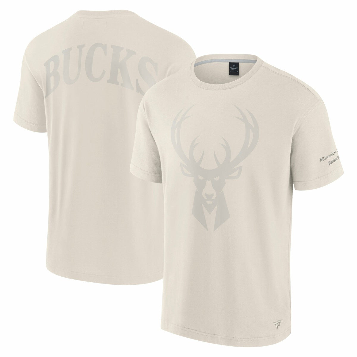Milwaukee Bucks Elements Iconic T-Shirt Cream