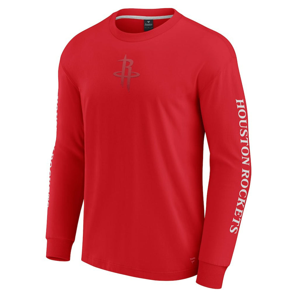 Houston Rockets Elements Strive Long Sleeve T-Shirt  Red