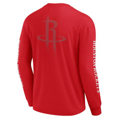 Houston Rockets Elements Strive Long Sleeve T-Shirt  Red