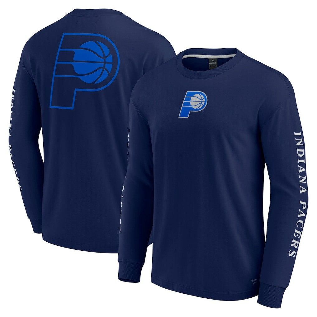 Indiana Pacers Elements Strive Long Sleeve T-Shirt  Navy