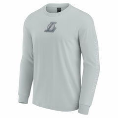 Los Angeles Lakers Elements Strive Long Sleeve T-Shirt  Gray