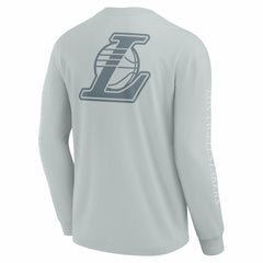 Los Angeles Lakers Elements Strive Long Sleeve T-Shirt  Gray