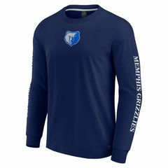 Memphis Grizzlies Elements Strive Long Sleeve T-Shirt  Navy