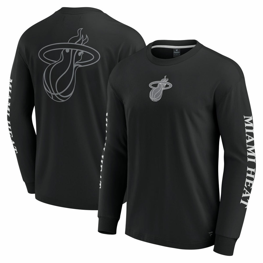 Miami Heat Elements Strive Long Sleeve T-Shirt  Black
