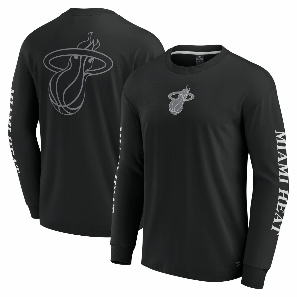 Miami Heat Elements Strive Long Sleeve T-Shirt  Black