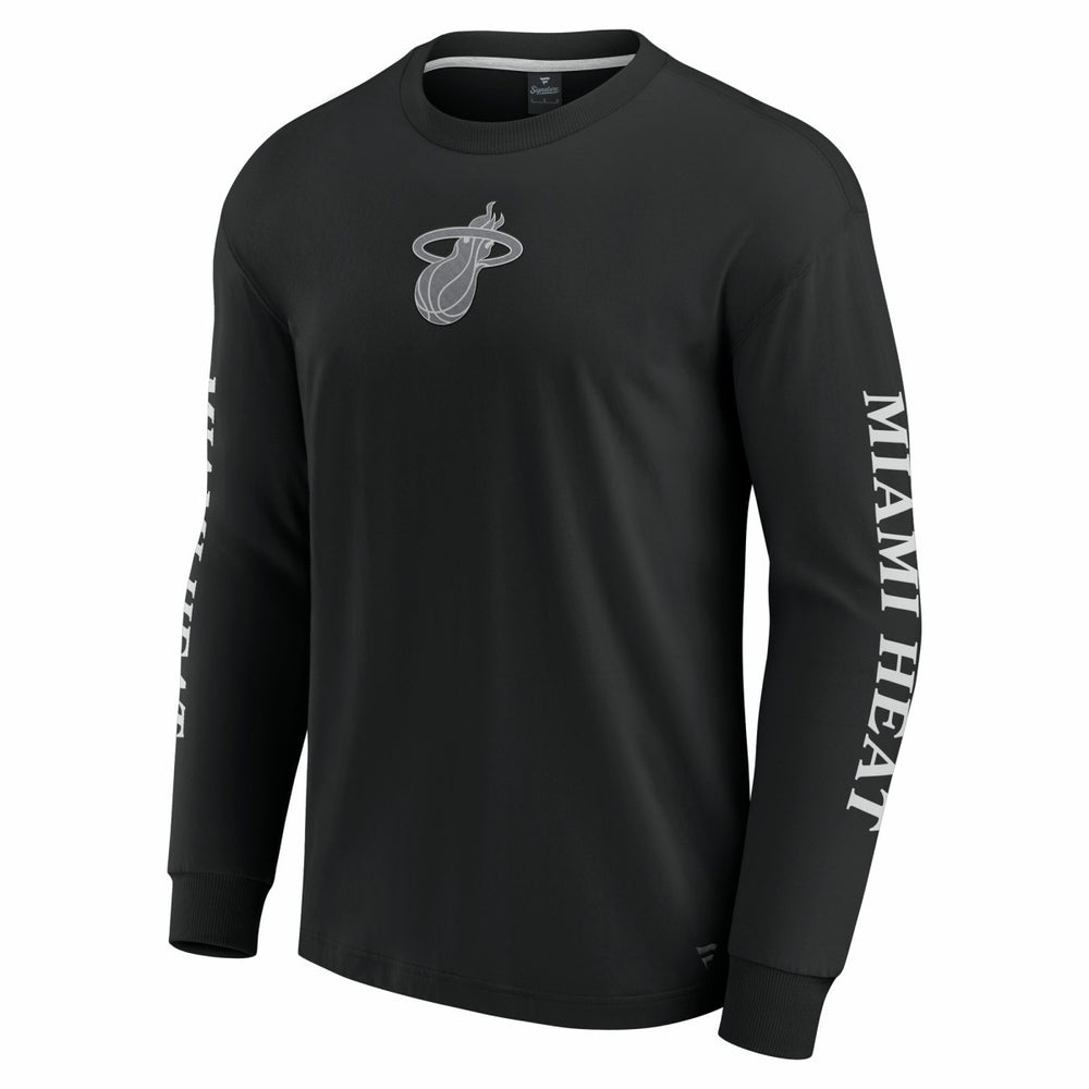 Miami Heat Elements Strive Long Sleeve T-Shirt  Black