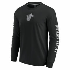 Miami Heat Elements Strive Long Sleeve T-Shirt  Black