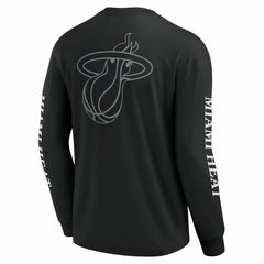 Miami Heat Elements Strive Long Sleeve T-Shirt  Black