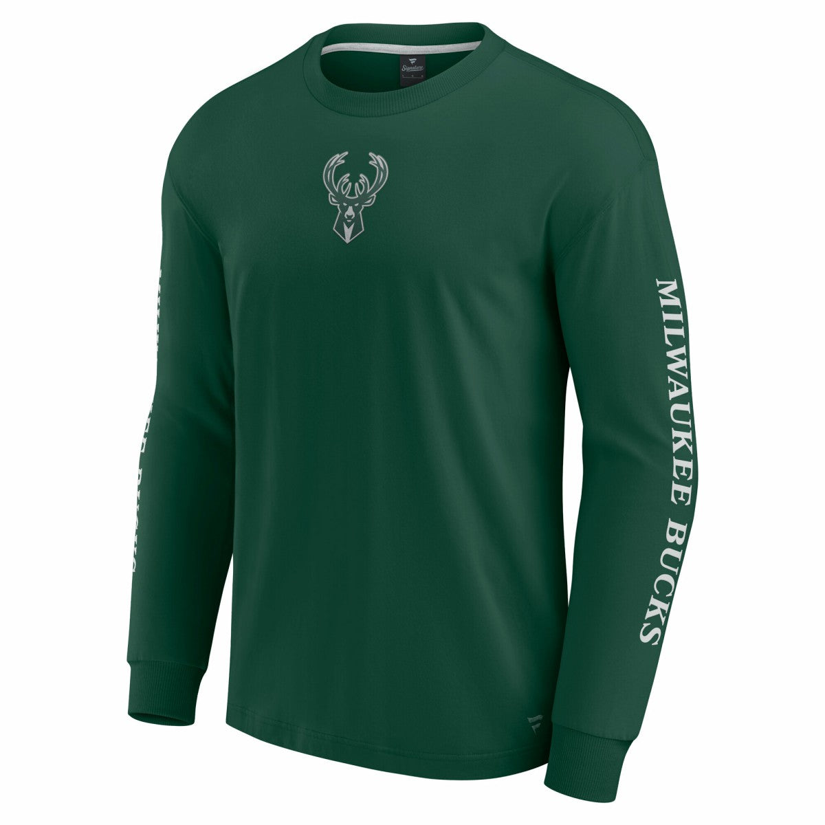 Milwaukee Bucks Elements Strive Long Sleeve T-Shirt  Hunter Green